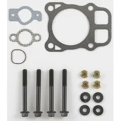 This KOHLER cylinder head gasket kit is a replacement part for compatible Kohler engines. It seals the cylinder head to the engine block, preventing combustion gas and coolant leaks. Suitable for use in outdoor power equipment and small engines.