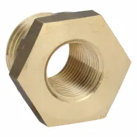 Threaded high-pressure pipe fitting with 1/8 in x 1/4 in size, Female BSPP Threaded x Male BSPP Threaded connections. Rated for maximum operating pressure of 1,000 psi. Used to connect or extend metal piping in pneumatic, hydraulic, and fluid-handling systems