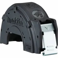 This wheel guard is a safety component for angle grinders, designed to protect the operator from debris and accidental contact with the grinding wheel. It accommodates a maximum wheel diameter of 4-1/2 inches. Compatible with select angle grinder models.