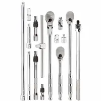 PROTO Hand Ratchet Set: Pear, Reversible, 10 in Overall Lg, 6° Min Arc Swing, Proto (MPN J54000S)
