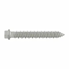 This hex-head screw anchor is designed for fastening into concrete, brick, or block. Constructed from case-hardened steel with a Stalgard® finish for corrosion resistance, it measures 1/4 in diameter and 2-1/4 in overall length. Supplied in a 1,000-piece pack, it is suitable for structural anchoring applications.