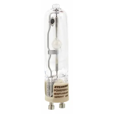 LEDVANCE/ SYLVANIA Bulb: Universal Burning, T4, 2-Pin (GU6.5), 20 W Watt, 3000K, Metal Halide - 2-Pin Base High-Output Lamps