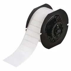 This precut label roll is made of polypropylene with a white matte finish. It is designed for autoclavable and cryogenic applications, suitable for labeling items that undergo sterilization or extreme cold storage. Compatible with the i3300 printer series.