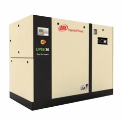 Tankless rotary screw air compressor rated at 25 hp and 98 cfm, powered by 460V AC three-phase. Designed for continuous-duty applications such as powering pneumatic tools, automation equipment, and manufacturing processes in medium-sized facilities.