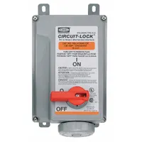 HUBBELL Mechanical Interlock: 120/240V AC, Single Phase, 100 A, 3 Pole, 4 Wire (MPN HBL4100MI12W)