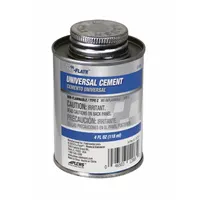 TRU-FLATE Universal Cement: Universal Cement, Liquid, Can, 4 oz Container Size, Universal, Clear (MPN 12-085)