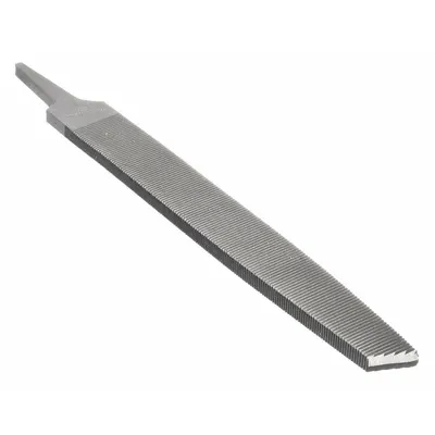 WESTWARD Flat Aluminium File: Rectangular, Double-Cut, Single Edge Cut, Smooth Cut - Single-Cut Rectangular Files