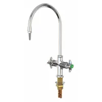 INSTOCK Laboratory Faucet: Faucet, Single-Post, For Cold Water/Hot Water Media, 2 Handles, 1 Outlets (MPN GRL412-8)