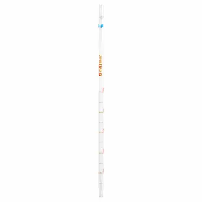 SIBATA Serological Pipette: 5 mL Capacity, 0.5 mL Graduation Increments, Non-Sterile - Non-Sterile Serological Pipettes
