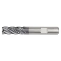 WIDIA HANITA Square End Mill: Carbide, AlTiN Coated, 5 Flute, 4 mm Mill Dia, 11 mm LOC, 55 mm OAL (MPN 577C04012T)