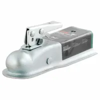 CURT Towing Coupler: Straight-Tongue Coupler, II, 3,500 lb Gross Towing Wt Capacity, Steel, 4 lb Wt (MPN 25135)