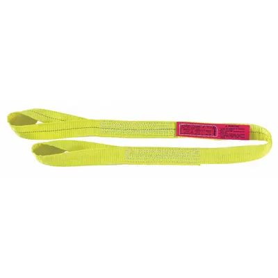 LIFT-ALL Web Sling: Type 4, Polyester, 2 Plies, 10 ft Sling Lg - Light-Use Polyester Twisted-Eye Web Slings