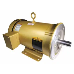 This BALDOR CEM3615T is a 5 hp, 1750 RPM, 208-230/460V AC, 3-phase motor with a C-face mount and totally enclosed fan-cooled (TEFC) enclosure. Full load current is 13.4/6.7 A at 60 Hz. Suitable for industrial applications such as pumps, fans, conveyors, and compressors requiring continuous operation in dusty or damp environments.