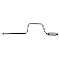 SK PROFESSIONAL TOOLS Socket Driver: 3/8 in Drive Size, 16 3/4 in Overall Lg, Knurled Grip, Chrome (MPN 45181)