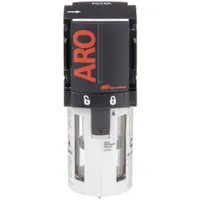 ARO Pneumatic Oil Filter: Coalescing, 1/4 in NPT, 0.3 micron, 49 cfm, 150 psi Max Op Pressure, 1000 (MPN F35121-300)