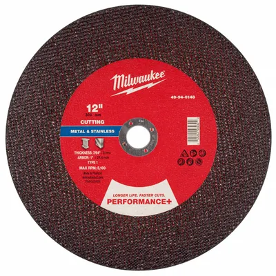 MILWAUKEE 49-94-0148 General Purpose Cut-Off Wheel - General Purpose Cut-Off Wheels for Carbon & Stainless Steel