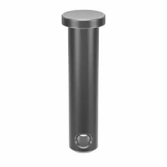 Steel clevis pin with 5/16 in pin diameter and 1 3/8 in shank length. Supplied in a 25-pack. Used to secure clevis fasteners in mechanical linkages, providing a removable pivot point for connecting components under load in machinery, agricultural equipment, and industrial rigging.