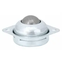 Ball Transfer: 1 in Ball Dia - Ball Transfer, 75 lb Ball Load Capacity, 3/4 in Projection (MPN BT CF 2H 1DIA 75 CS/CS)