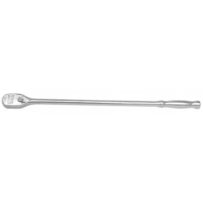 SK PROFESSIONAL TOOLS Hand Ratchet: Pear, Reversible, 12 in Overall Lg, Chrome - Standard-Head Ratchets
