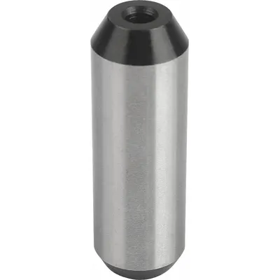 KIPP Round Locating Pin: Round, Tool Steel, 8 mm Shank Outside Dia, 25 mm Shank Lg - Extractable Round Locating Pins