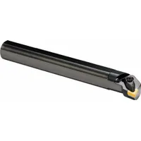 This indexable boring bar features a negative rake geometry and left-hand cutting direction. It is designed for internal turning operations such as enlarging holes, creating precise internal diameters, and finishing bores in metalworking applications