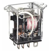 OMRON Flange Mount Relay: Surface (Top Flange) Mounted, 10 A Current Rating, 220/240V AC, DPDT (MPN LY2F-AC220/240)