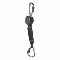 MSA Self Retracting Lifeline: Aluminum Carabiner Anchor, Harness Aluminum Carabiner, 6 1/2 ft Line (MPN VTOHW-021-DD-AF)