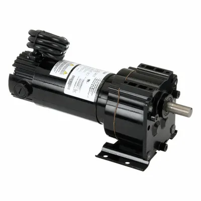 Dayton Gearmotor: Parallel, 12V DC, TENV, 64 RPM, 150 in-lb Max Torque - Parallel Shaft DC Gearmotors