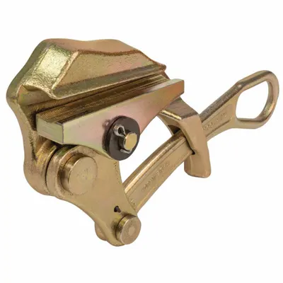 KLEIN TOOLS Parallel Jaw Grip: Parallel, For EHS/Guy Strand, 0.18 in Min Dia, 0.6 in Max Dia - Cable Pulling Jaw Grips