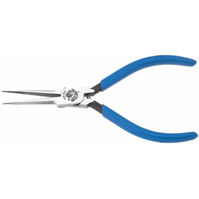 KLEIN TOOLS Needle Nose Plier: 1 1/4 in Max Jaw Opening, 5 5/8 in Overall Lg, 1 3/4 in Jaw Lg - Needle-Nose Pliers