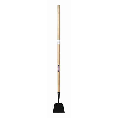 WESTWARD Ice Scraper: Steel, Beveled Edge, 7 in Blade Wd, Hardwood, Straight - Ice Scrapers & Choppers