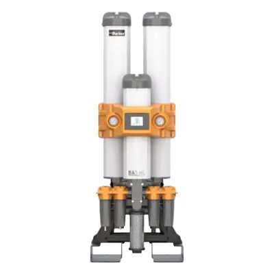 PARKER Breathing Air Dryer: 53 cfm Flow Rate, IP55, 1/2 in NPT, 41°F to 95°F, 58 psig to 232 psig - Compressed Breathing Air Purifiers