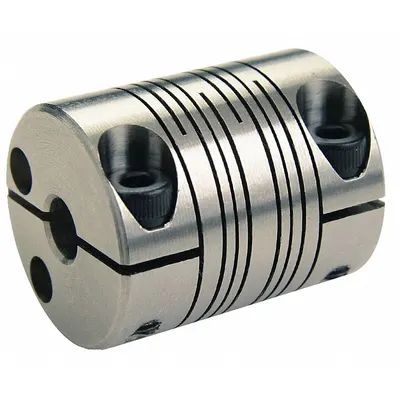 RULAND MANUFACTURING Motion Control Coupling: 3° Angular Misalignment, 4 mm Bore Dia 1, Set Screw - High-Precision Set Screw Beam Shaft Couplings
