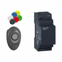 SCHNEIDER ELECTRIC Wireless Push Button Kit: 22 mm Panel Mounting Size, XB5R (MPN XB5RMB03)