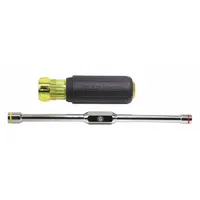 KLEIN TOOLS Hollow Round Shank Multi BitNut Driver: Straight, SAE, With Magnetized Tip, Straight (MPN 65064)