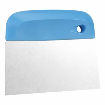 VIKAN Dough Cutter: 5 3/4 in Overall Lg, 4 1/2 in Overall Ht, 5 3/4 in Blade Wd - Dough Scrapers