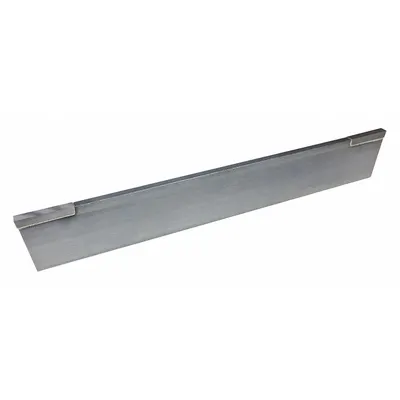MICRO T-107-V Cut-Off Blade, V-Groove Tip, Zinc, 11/16 in Ht, 5 in Lg - Cut-Off Blades