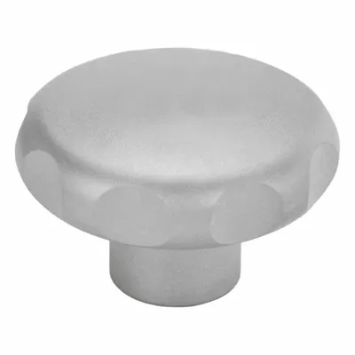 JW WINCO Corrosion-Resistant Fluted Knob with Threaded Hole - Corrosion-Resistant Fluted Knobs with Threaded Hole