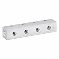 ENERPAC Manifold: 5,000 psi Max Pressure, Aluminum, 1.25 in Overall Ht, 6.5 in Overall Lg (MPN A61)