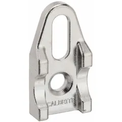 This universal conduit clamp back and back spacer is designed for 1 in trade size RMC conduit or pipe. Constructed from 316 stainless steel, it provides corrosion resistance in demanding environments. Used to secure conduit in electrical installations.
