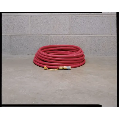 3M Airline Hose: 50 ft Hose Lg, 1/2 in Hose Inside Dia, 3/8 in MPT, 125 psi Max Pressure - 3M SAR Airline Hoses
