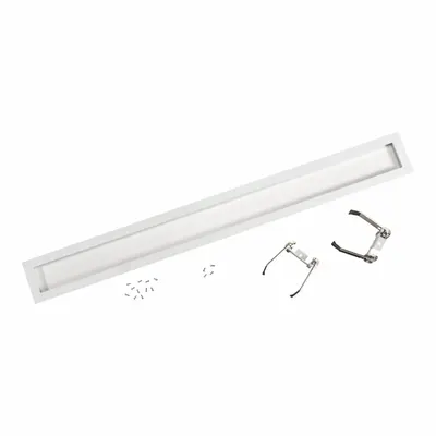 KEYSTONE TECHNOLOGIES Light Fixture Mounting Kit: For Use With 3 ft Fixtures in - Accessories for Decorative Lighting Fixtures
