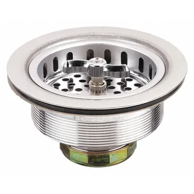 OEM Strainer: Stainless Steel - Sink Drains with Basket Strainer without Tailpiece