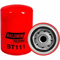 Spin-on oil filter with cellulose media for hydraulic systems. Thread size 3/4"-16, overall height 5 3/8 in. Includes G381-A integral gasket. Compatible with New Holland vehicles