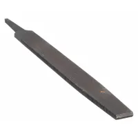 Machinists File: Rectangular, Bastard Cut, 10 in Lg without Tang, 1 in Wd, 1/4 in Thick, 4 Cut Edges (MPN 30PA56)