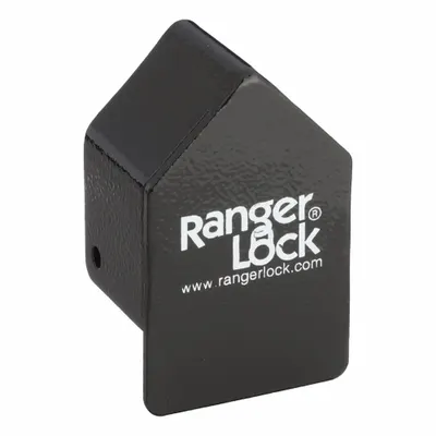 RANGER LOCK Standard & Long Shackle Padlock Guard, Steel, 2-1/2 in L x 4 in W - Standard & Long Shackle Padlock Guards