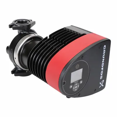 Grundfos Circulating Pump: 1/2 hp HP, 115V AC, Cast Iron, Variable, 56 gpm, 39 ft Max. Head - Intelligent Inline Circulator Pumps