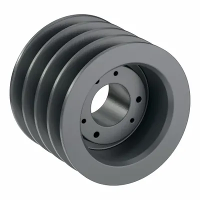 OEM V-Belt Pulley: C54 - Bushed-Bore Cast-Iron V-Belt Pulleys