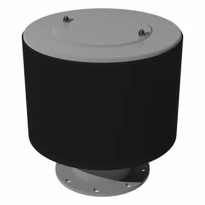 SOLBERG Intake Exposed Filter: 8 in Flange Inlet Size, 1,800 scfm, 21 in Overall Ht - Air Compressor Intake Filters & Silencers