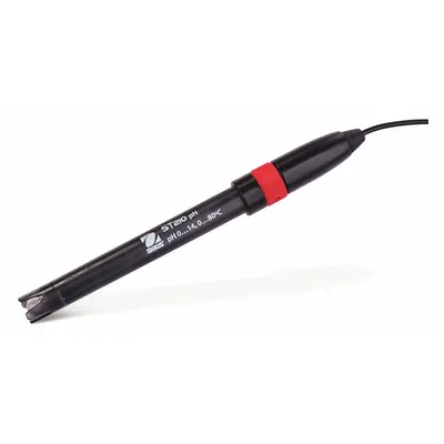 OHAUS Electrode: ST210, pH, 0 to 14 pH, Bulb, 1.1 m Cable Lg, BNC/Cinch, Ceramic - pH Laboratory Electrodes, Probes & Sensors